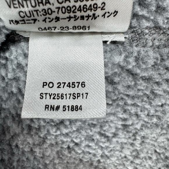 Patagonia Womens Better Sweater Size M Gray 1/4 Zip Pullover Outdoor Sports - Picture 7 of 12